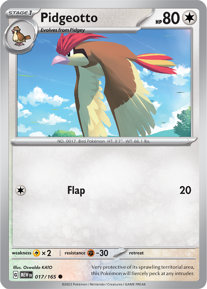 Pidgeotto 017/165