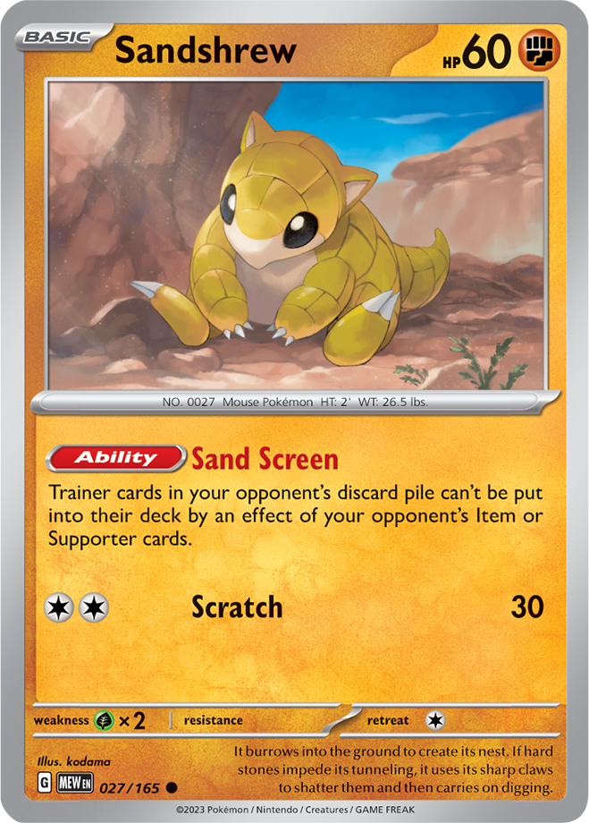 Sandshrew 027/165
