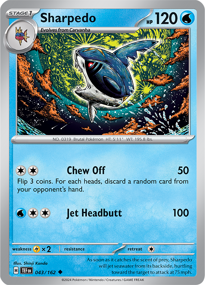 Sharpedo 043/162