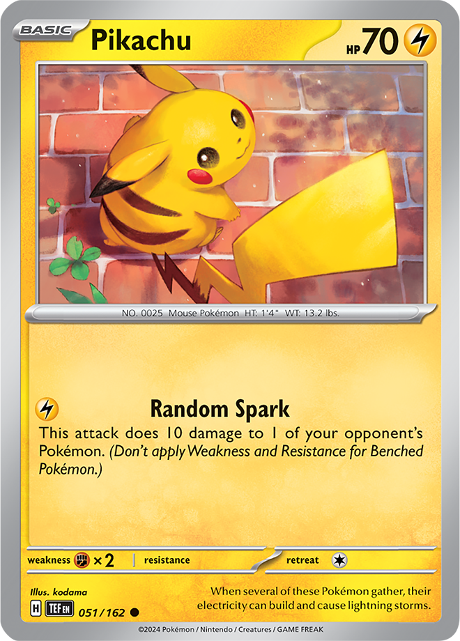 Pikachu 051/162