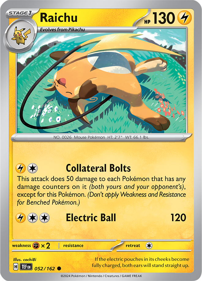 Raichu 052/162