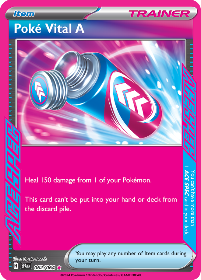 Poké Vital A 062/064 (ACE SPEC)