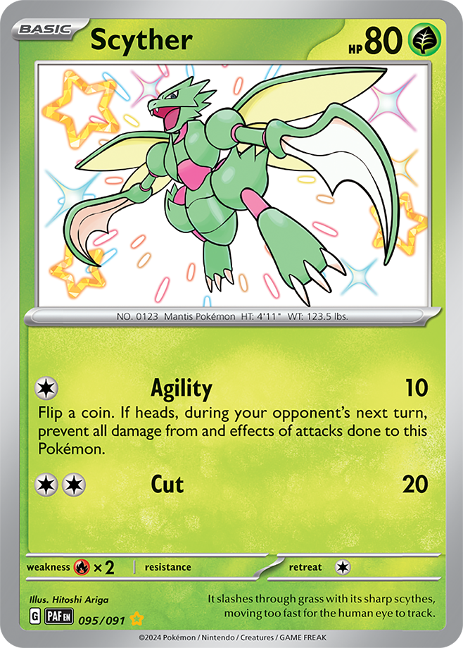 Scyther 095/091 (Shiny Rare)