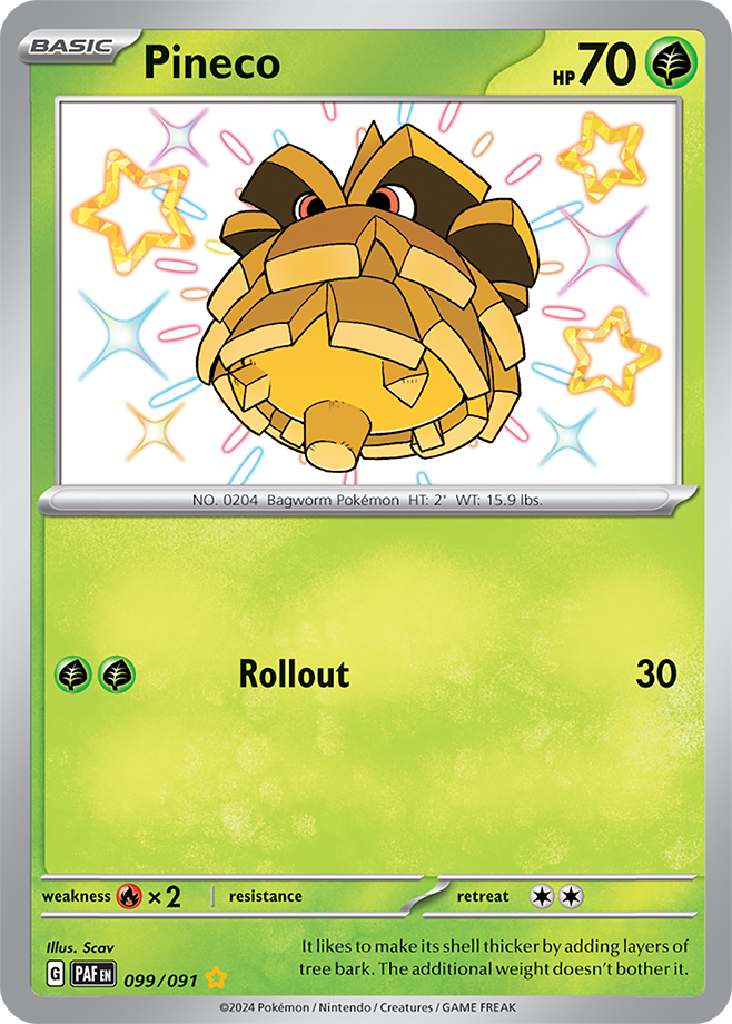 Pineco 099/091 (Shiny Rare)