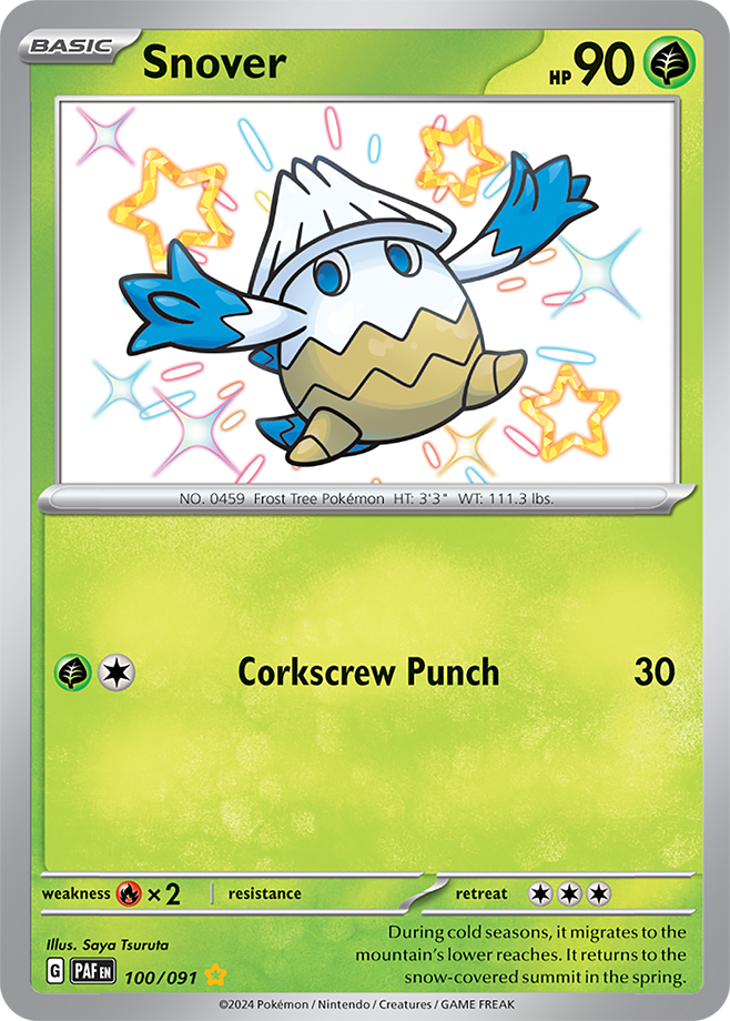 Snover 100/091 (Shiny Rare)