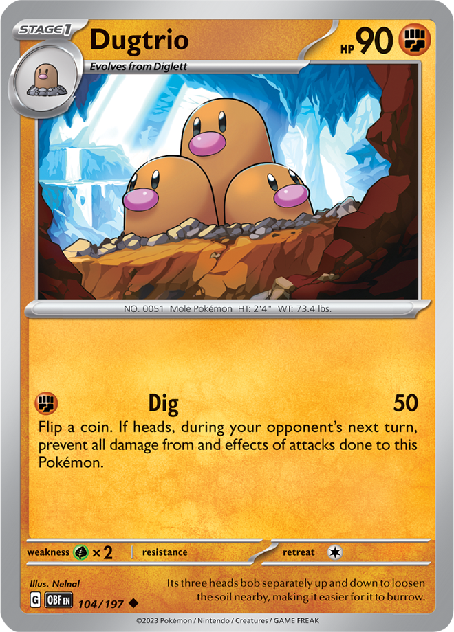 Dugtrio 104/197