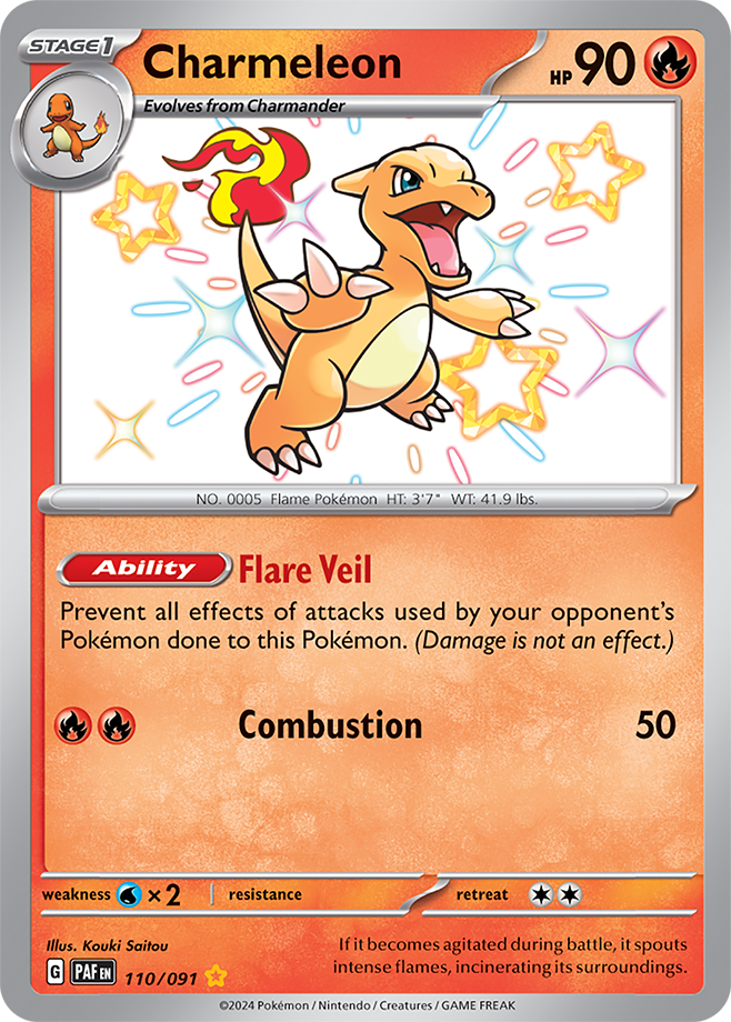 Charmeleon 110/091 (Shiny Rare)