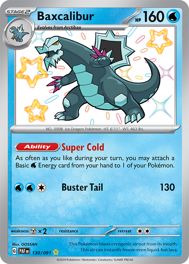 Baxcalibur 130/091 (Shiny Rare)