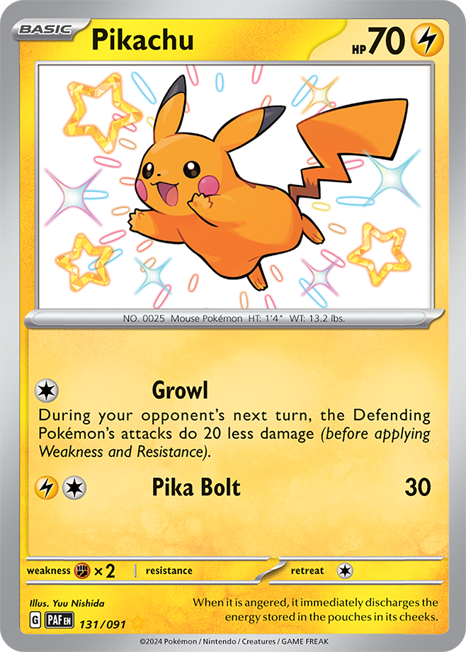 Pikachu 131/091 (Shiny Rare)