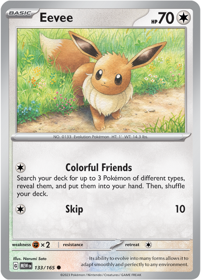 Eevee 133/165
