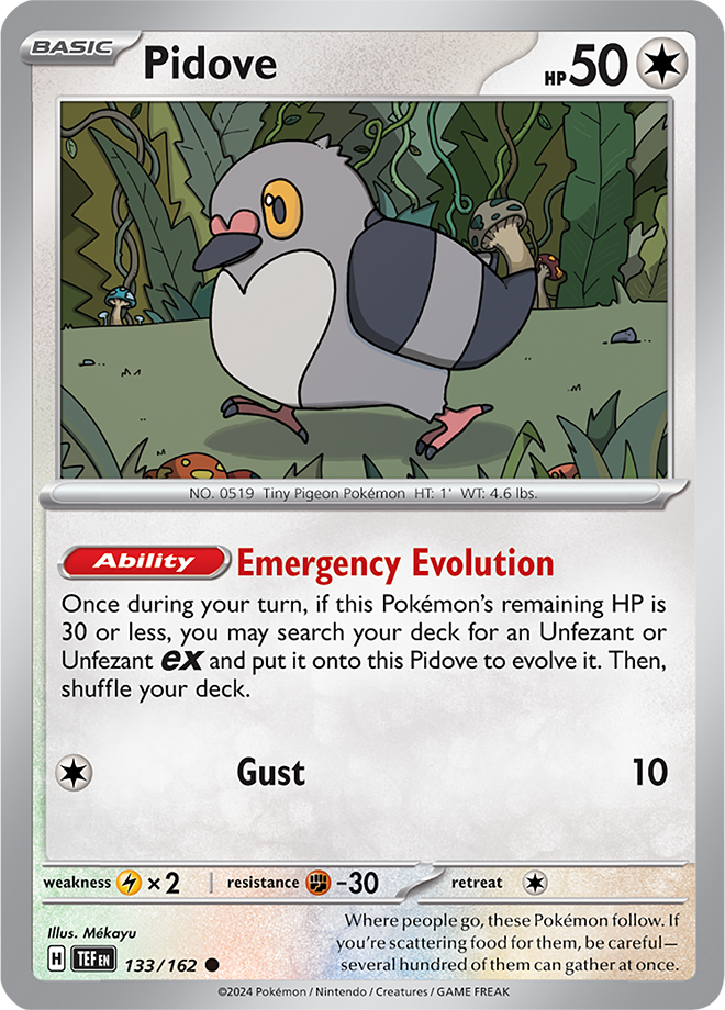Pidove 133/162