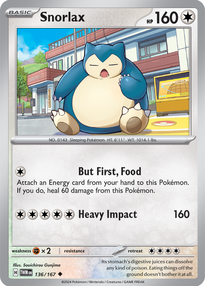 Snorlax 136/167