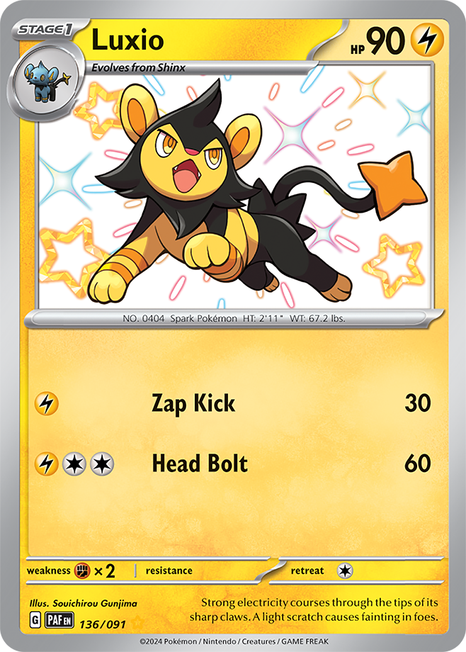 Luxio 136/091 (Shiny Rare)