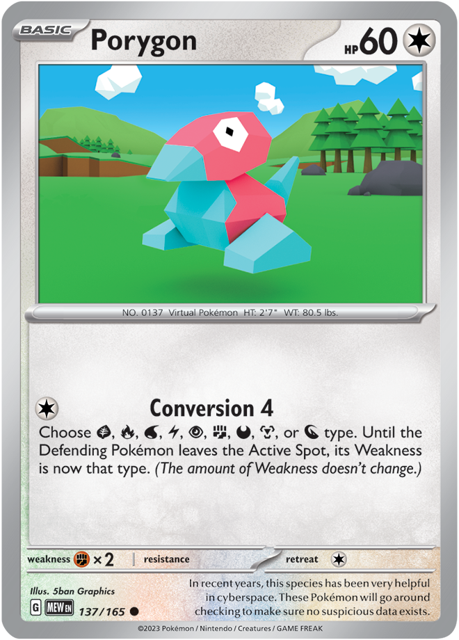 Porygon 137/165