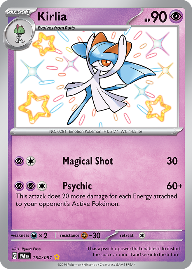 Kirlia 154/091 (Shiny Rare)
