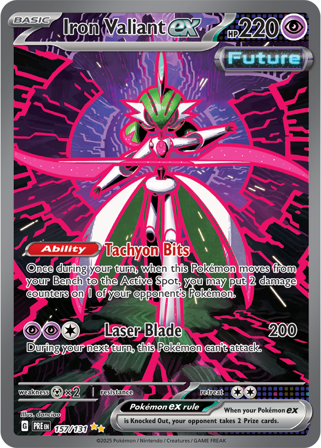 Iron Valiant ex 157/131 (Special Illustration Rare)