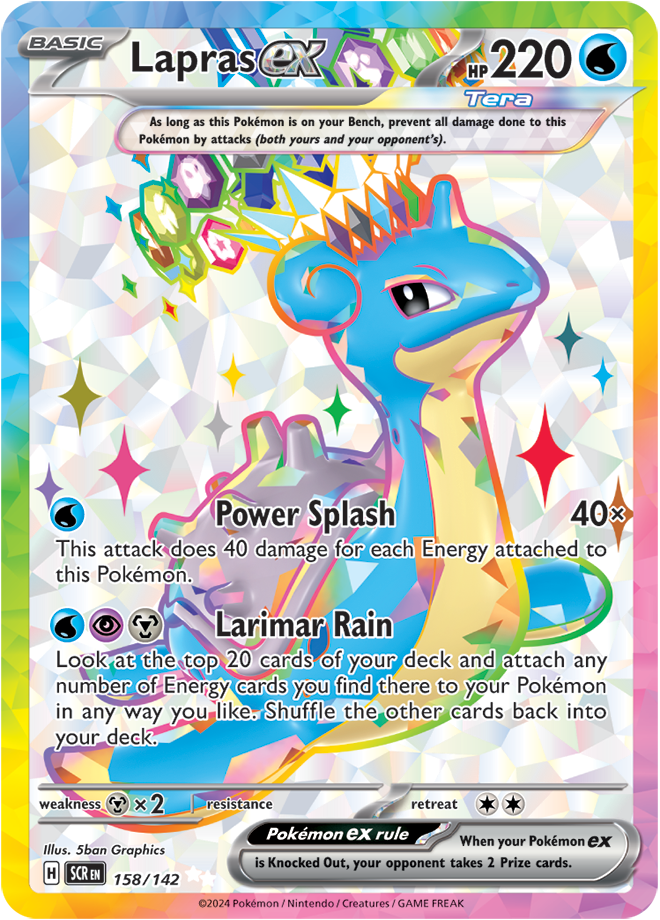 Lapras ex 158/142 (Ultra Rare)