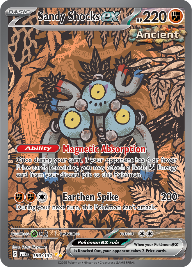 Sandy Shocks ex 159/131 (Special Illustration Rare)