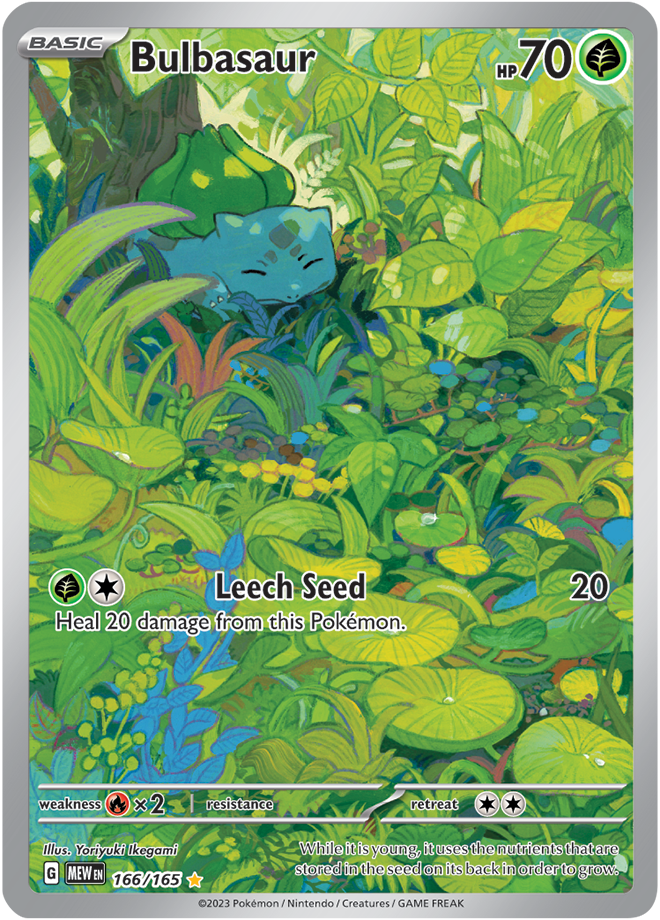 Bulbasaur 166/165 (Illustration Rare)