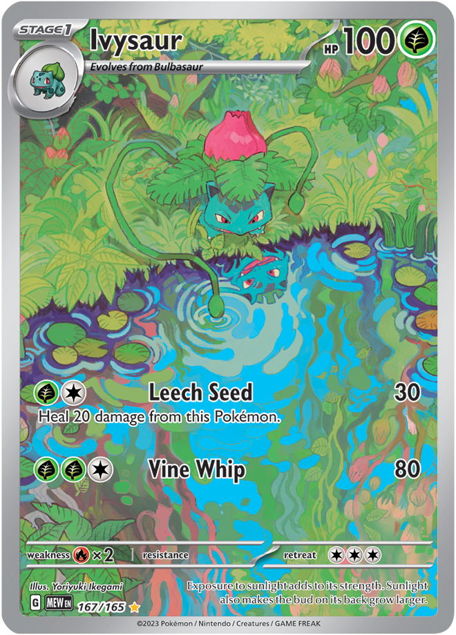 Ivysaur 167/165 (Illustration Rare)