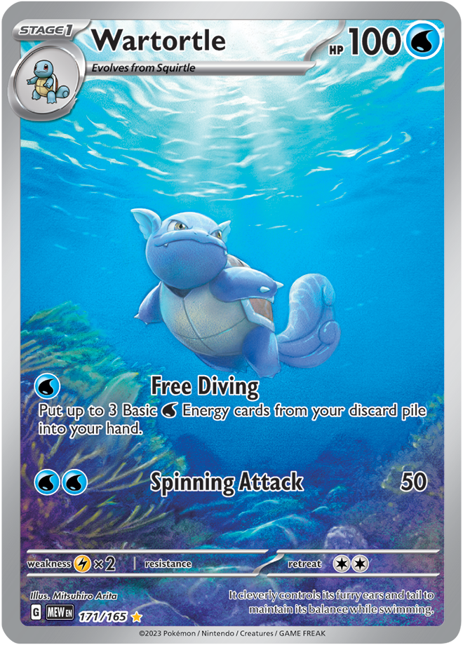 Wartortle 171/165 (Illustration Rare)