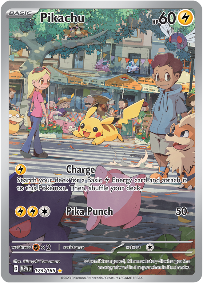 Pikachu 173/165 (Illustration Rare)