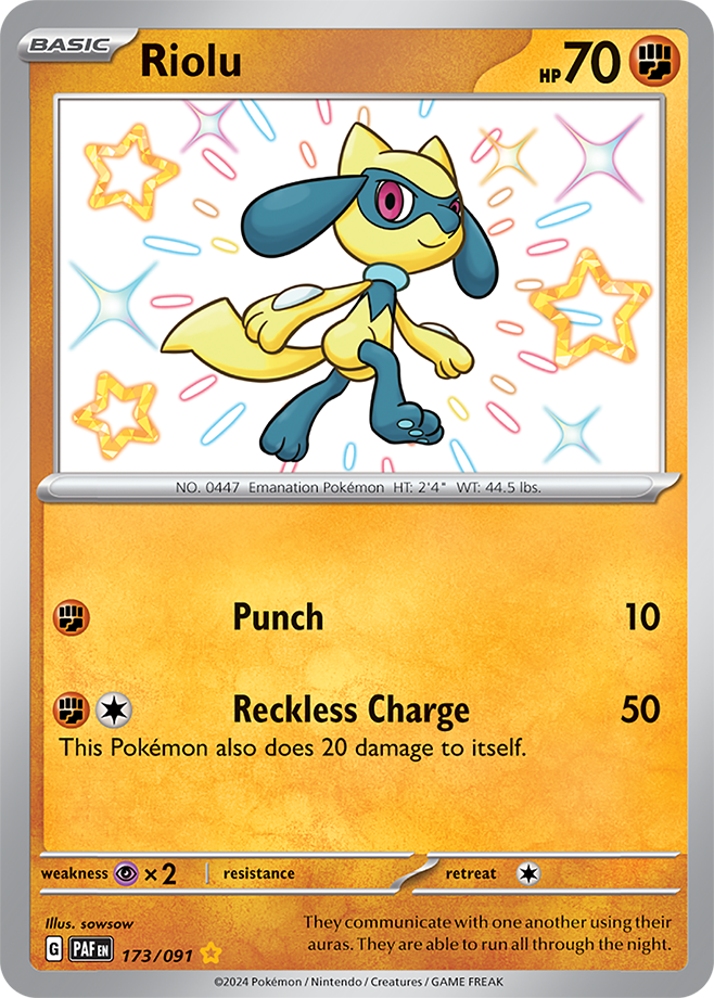 Riolu 173/091 (Shiny Rare)