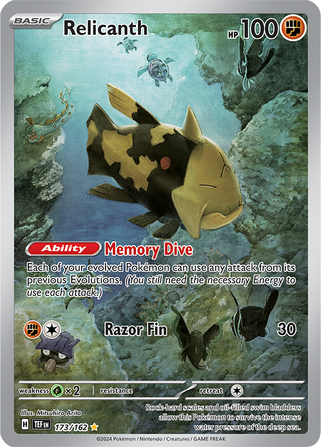 Relicanth 173/162 (Illustration Rare)