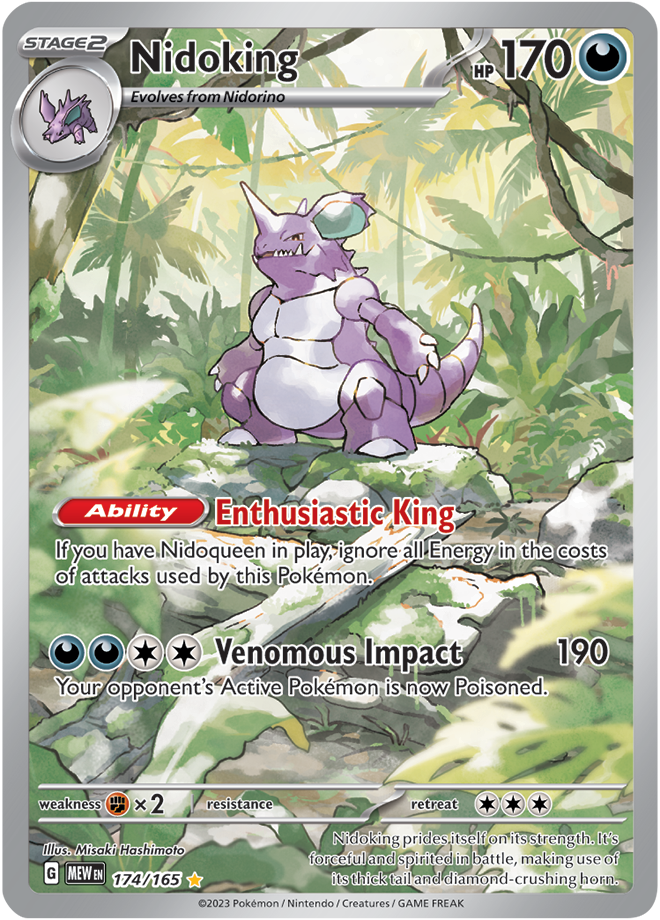 Nidoking 174/165 (Illustration Rare)
