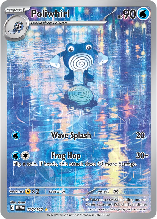 Poliwhirl 176/165 (Illustration Rare)