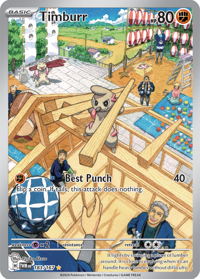 Timburr 183/167 (Illustration Rare)