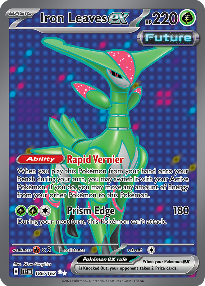 Iron Leaves ex 186/162 (Ultra Rare)