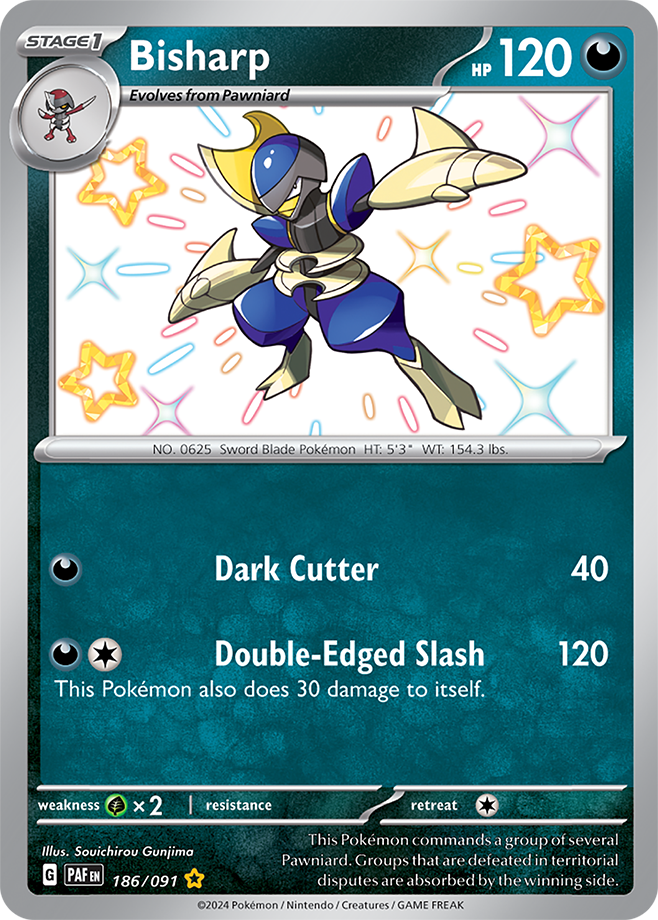Bisharp 186/091 (Shiny Rare)