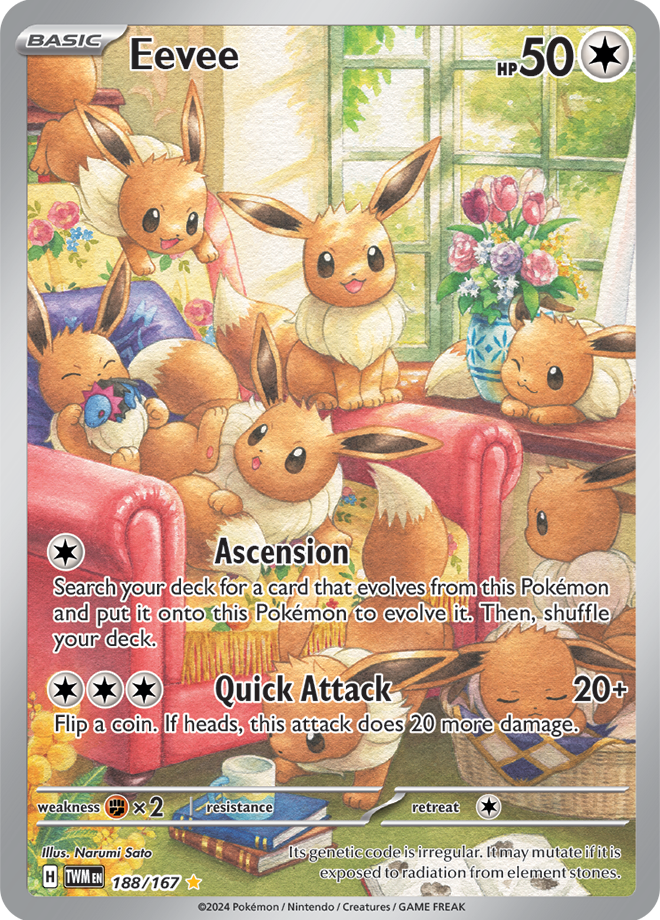 Eevee 188/167 (Illustration Rare)