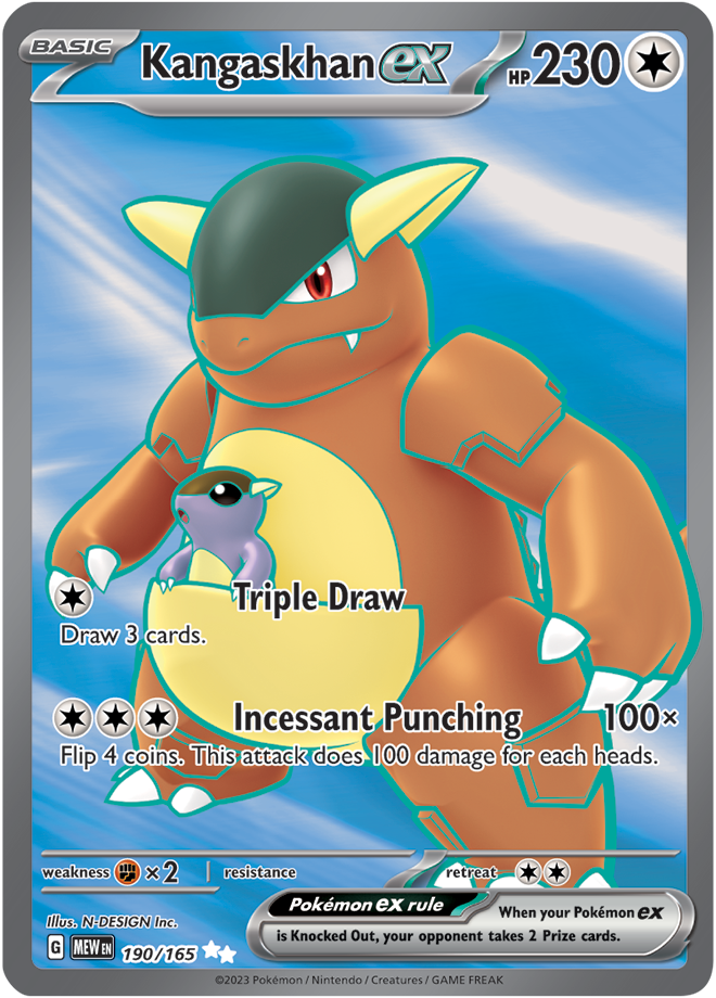 Kangaskhan ex 190/165 (Ultra Rare)