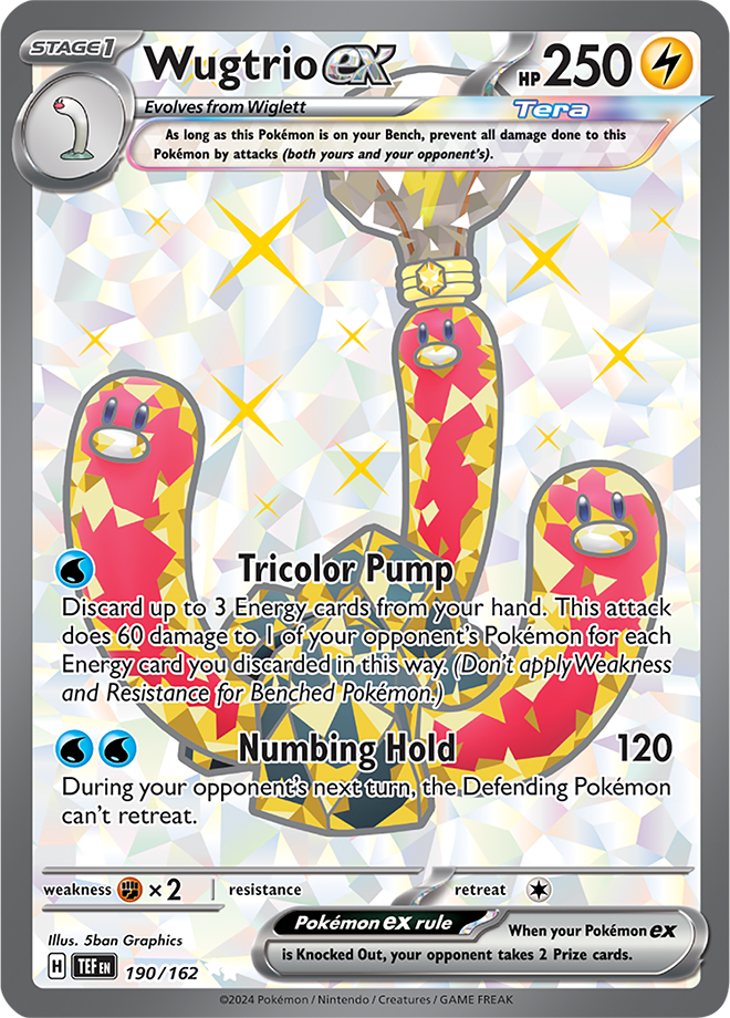 Wugtrio ex 190/162 (Ultra Rare)