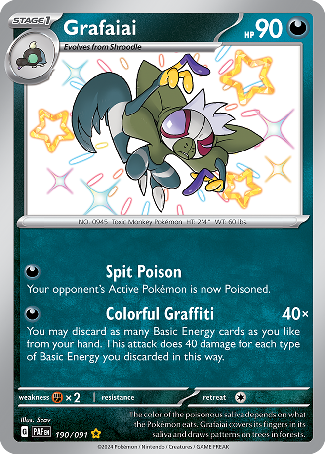 Grafaiai 190/091 (Shiny Rare)