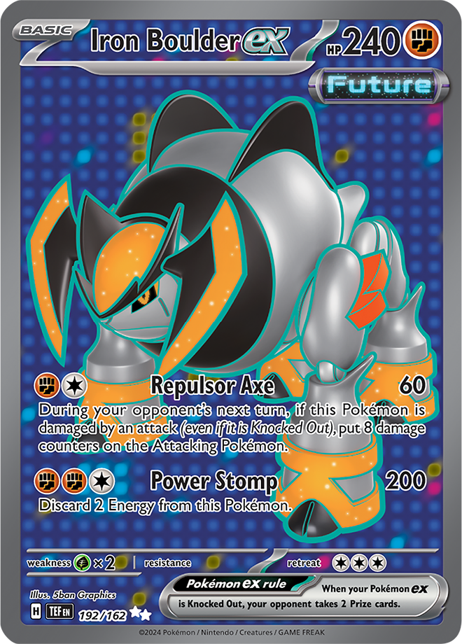 Iron Boulder ex 192/162 (Ultra Rare)