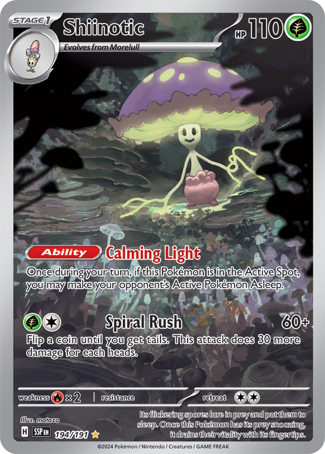 Shiinotic 194/191 (Illustration Rare)