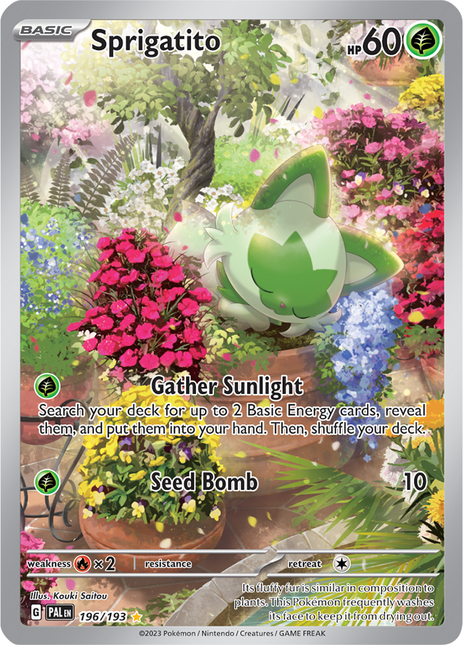 Sprigatito 196/193 (Illustration Rare)