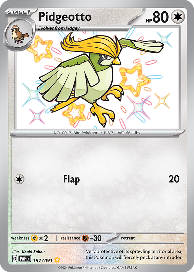 Pidgeotto 197/091 (Shiny Rare)