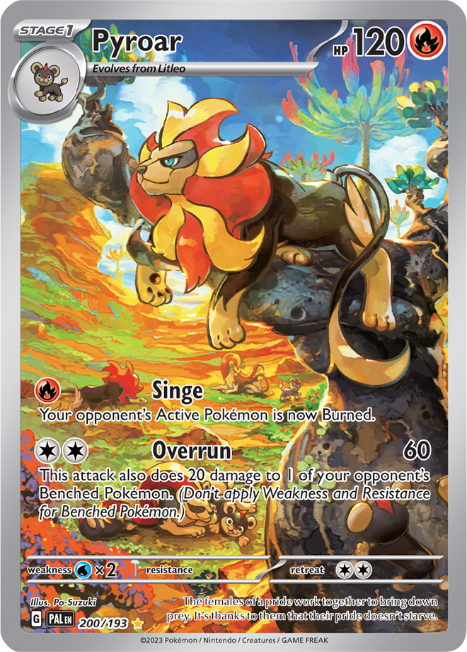 Pyroar 200/193 (Illustration Rare)