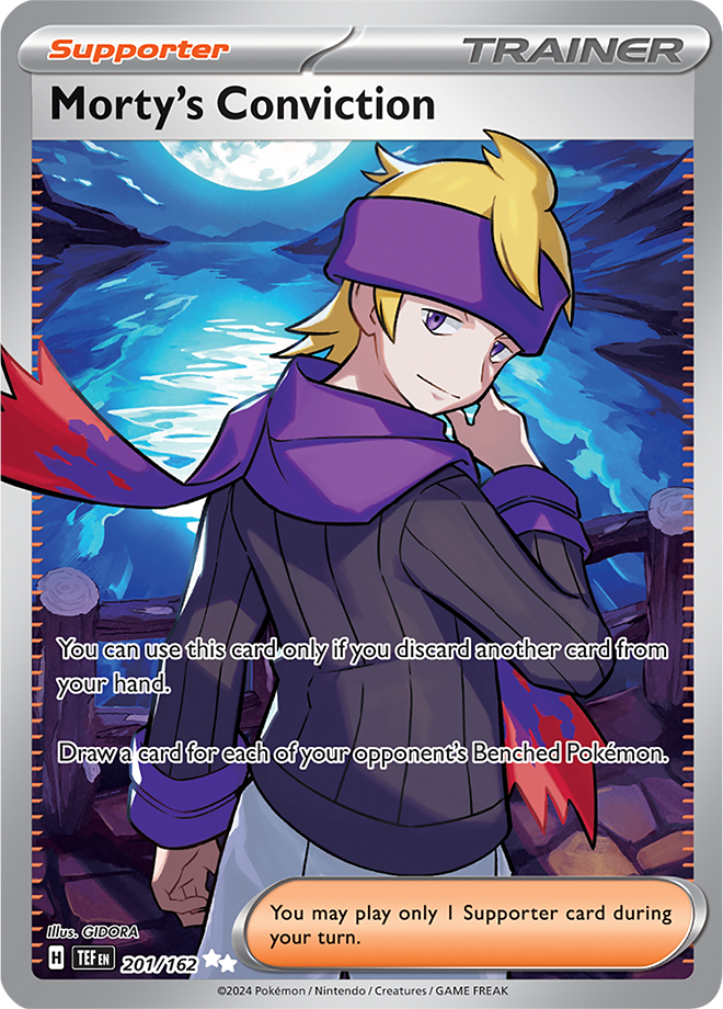 Morty's Conviction 201/162 (Ultra Rare)