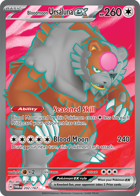 Bloodmoon Ursaluna ex 202/167 (Ultra Rare)