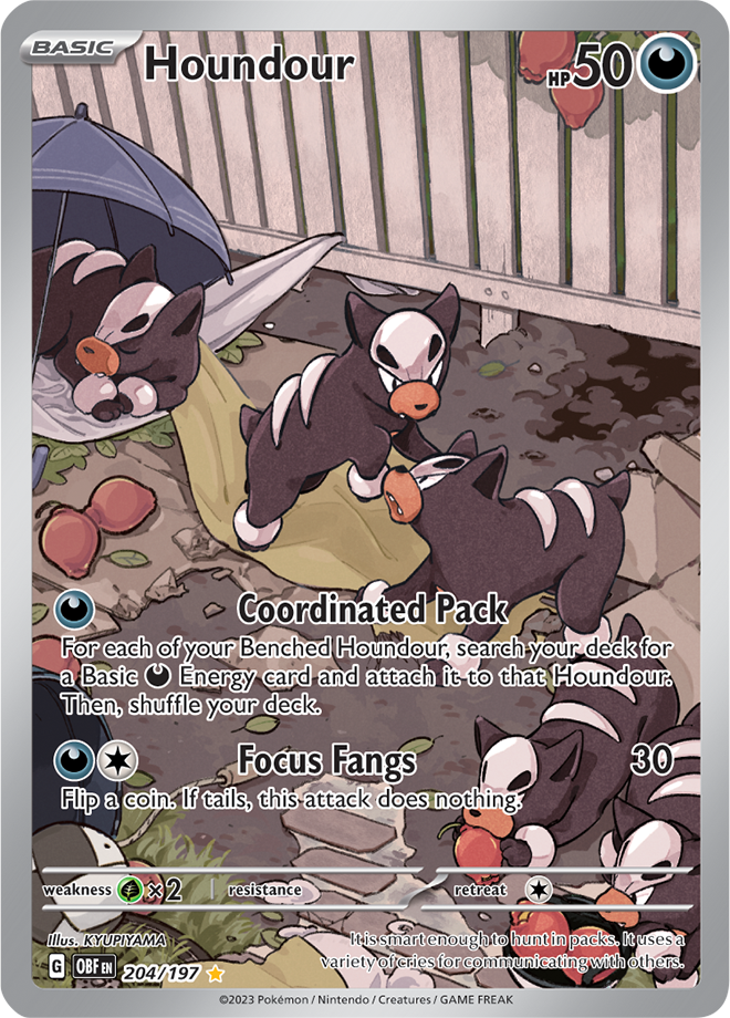 Houndour 204/197 (Illustration Rare)