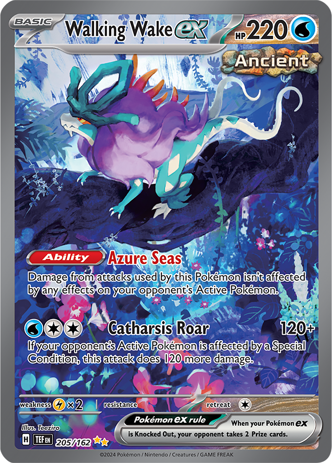 Walking Wake ex 205/162 (Special Illustration Rare)