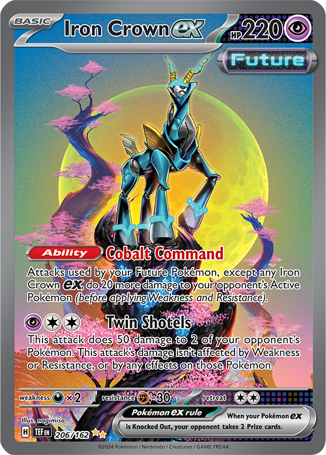 Iron Crown ex 206/162 (Special Illustration Rare)