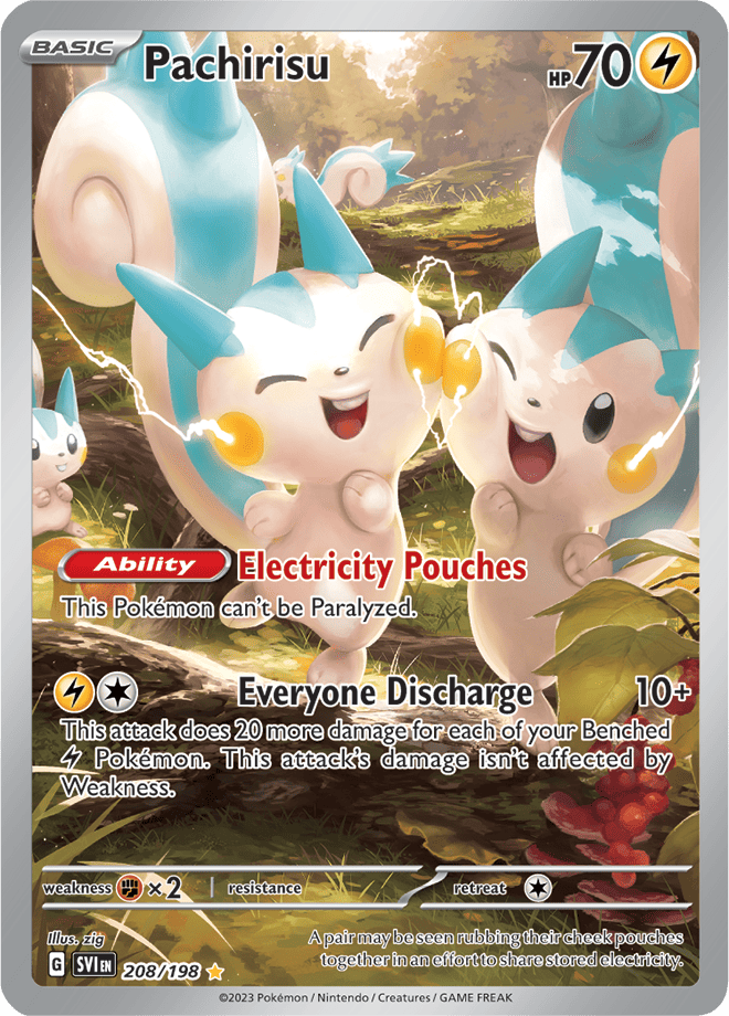 Pachirisu 208/198 (Illustration Rare)