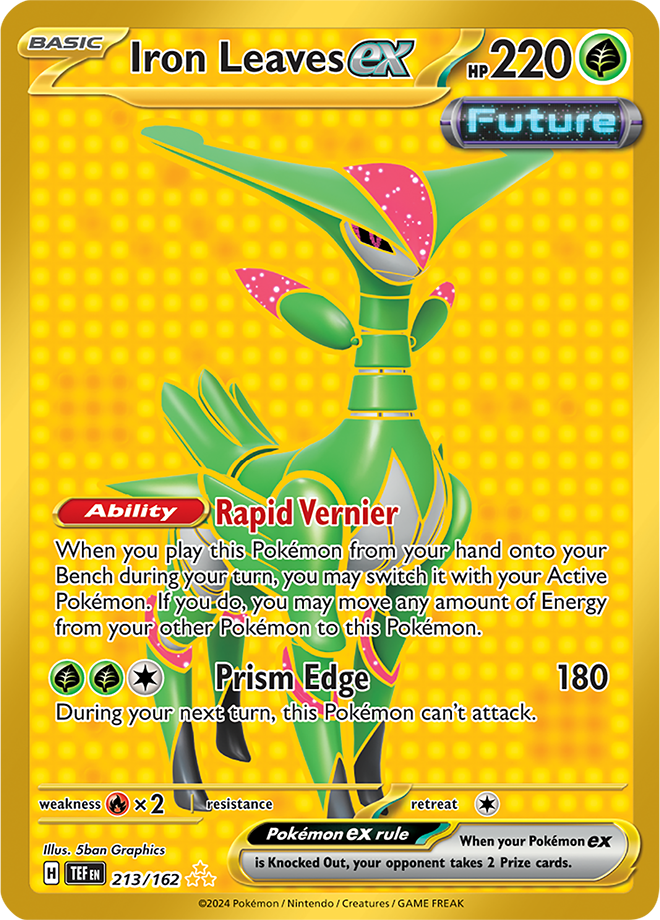 Iron Leaves ex 213/162 (Hyper Rare)