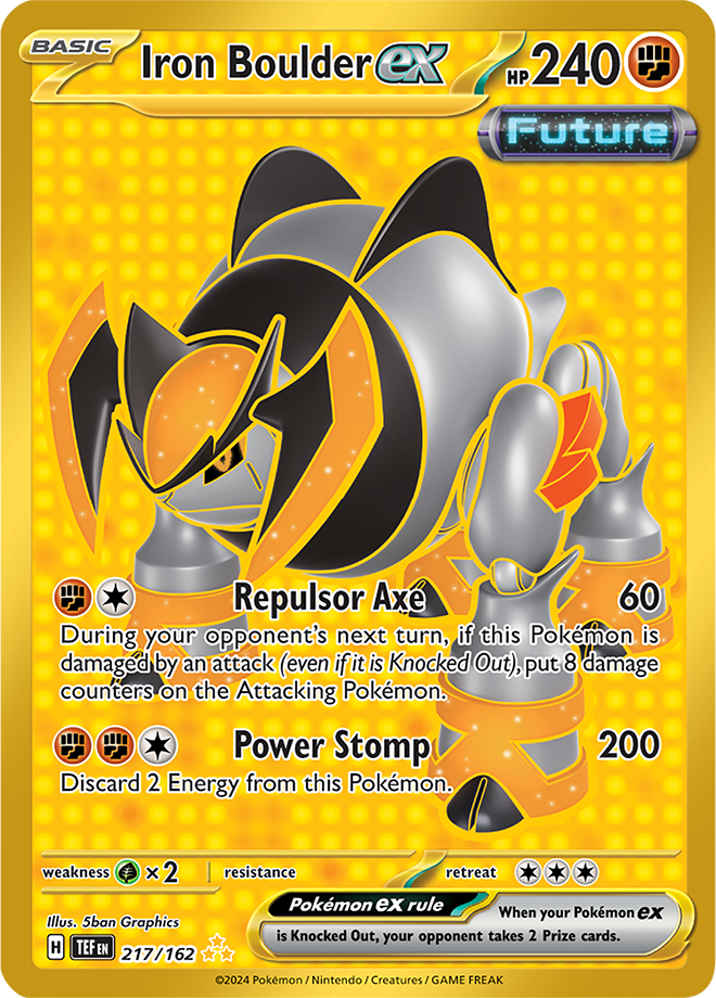 Iron Boulder ex 217/162 (Hyper Rare)